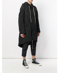 Parka noire Rick Owens DRKSHDW