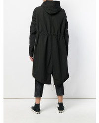 Parka noire Rick Owens DRKSHDW