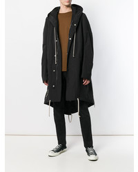 Parka noire Rick Owens DRKSHDW