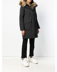 Parka noire Woolrich