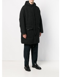 Parka noire Maison Flaneur