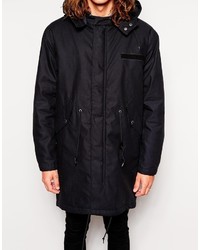 Parka noire Cheap Monday