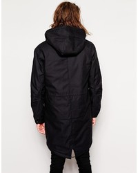 Parka noire Cheap Monday