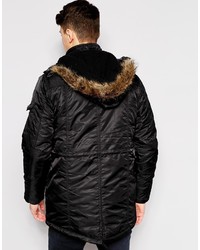 Parka noire Brave Soul