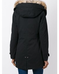 Parka noire Woolrich