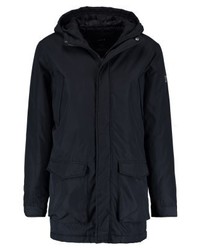 Parka noire Solid