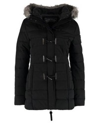 Parka noire Superdry