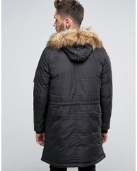 Parka noire Diesel