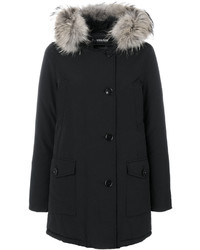 Parka noire Woolrich