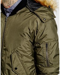 Parka olive Asos