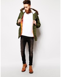 Parka olive Asos