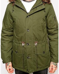 Parka olive Asos