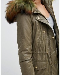 Parka olive Lipsy