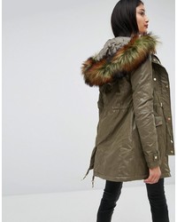 Parka olive Lipsy