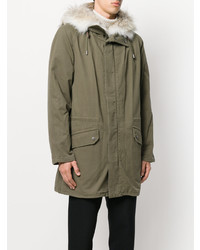 Parka olive Yves Salomon