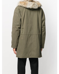 Parka olive Yves Salomon