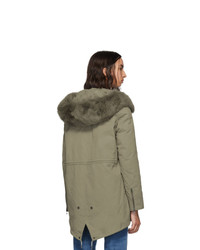 Parka olive Yves Salomon Army