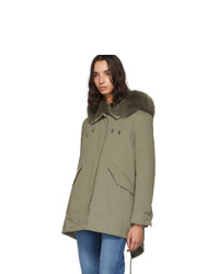 Parka olive Yves Salomon Army