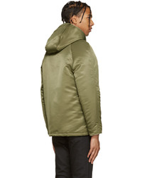 Parka olive Saint Laurent