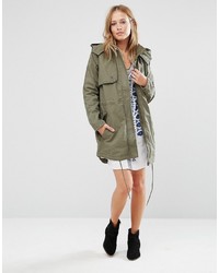 Parka olive Pepe Jeans