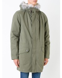 Parka olive Yves Salomon