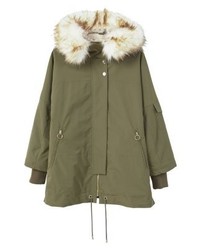 Parka olive Mango