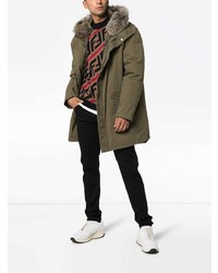 Parka olive Yves Salomon