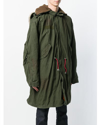 Parka olive Gucci