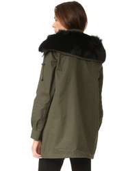 Parka olive Derek Lam 10 Crosby