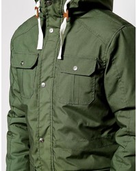 Parka olive Solid