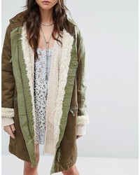 Parka olive Free People