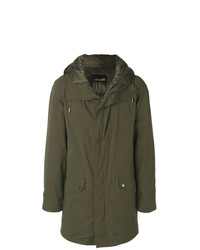 Parka olive Yves Salomon Homme