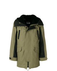 Parka olive Yves Salomon Homme