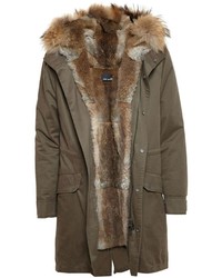 Parka olive Yves Salomon