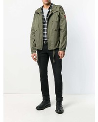 Parka olive Saint Laurent