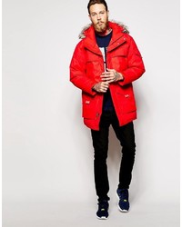 north face mcmurdo red