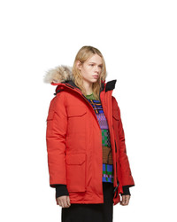 Parka rouge Canada Goose