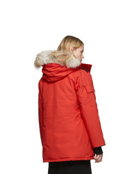 Parka rouge Canada Goose