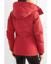 Parka rouge Canada Goose