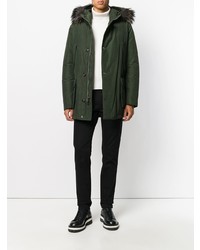 Parka vert foncé Woolrich