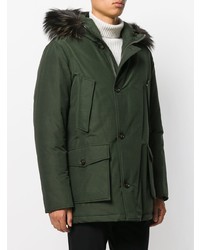 Parka vert foncé Woolrich