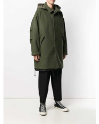 Parka vert foncé Societe Anonyme