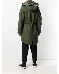 Parka vert foncé Societe Anonyme