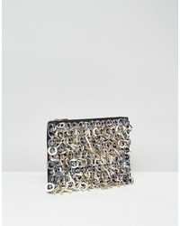 Pochette argentée Asos