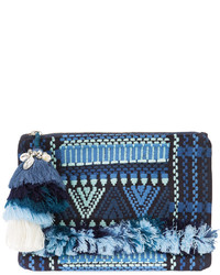 Pochette bleu marine Figue