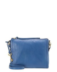 Pochette bleue Fossil