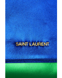 Pochette bleue Saint Laurent