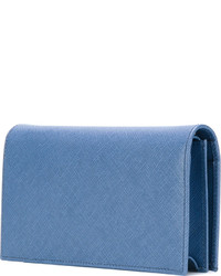 Pochette bleue Salvatore Ferragamo