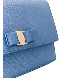 Pochette bleue Salvatore Ferragamo