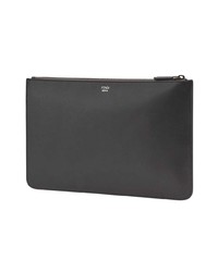 Pochette brodée noire Fendi